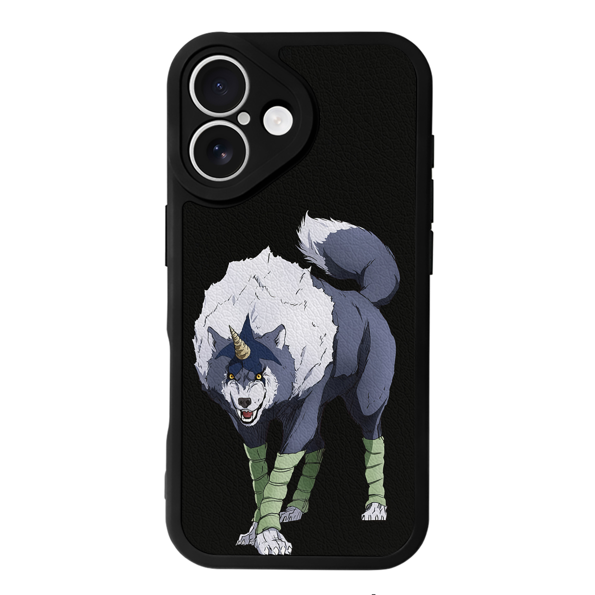 （画像用） 転スラ Regarding Reincarnated to Slime 【iPhone 16シリーズ対応】シリコンスマホケース（レザー調） 材質：シリコン